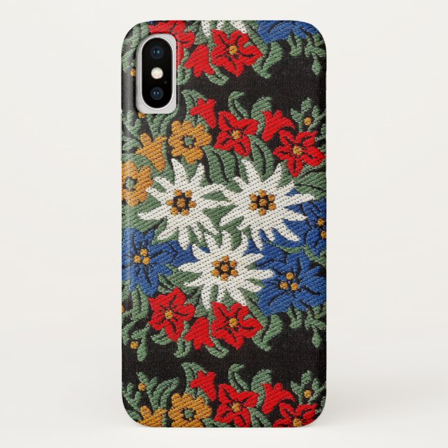 Coques Case-Mate iPhone Fleur alpine suisse Edelweiss (Dos)