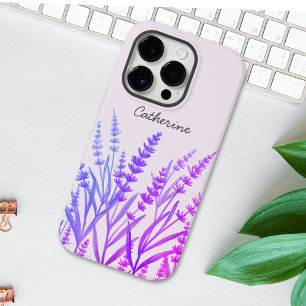 Coque Case-Mate iPhone Fleur aquarelle lavande violette