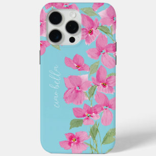 Coque Case-Mate iPhone Fleur aquarelle rose