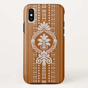 Coque iPhone X Fleur avec couronne de laurier