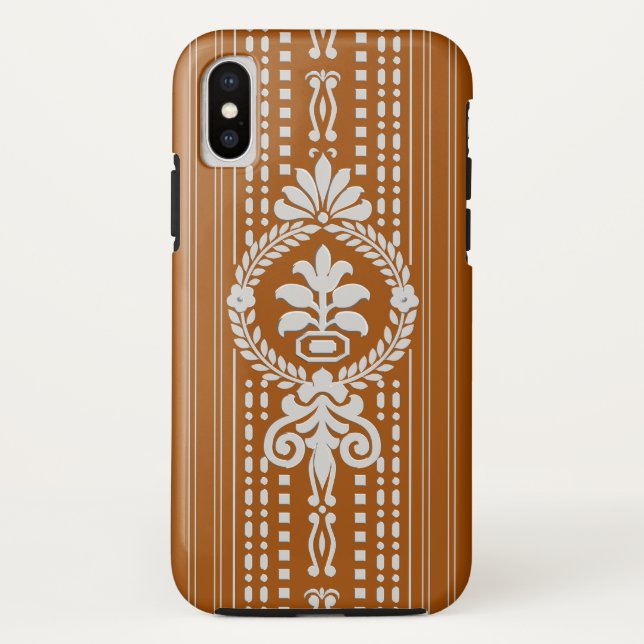 Coques Case-Mate iPhone Fleur avec couronne de laurier (Dos)