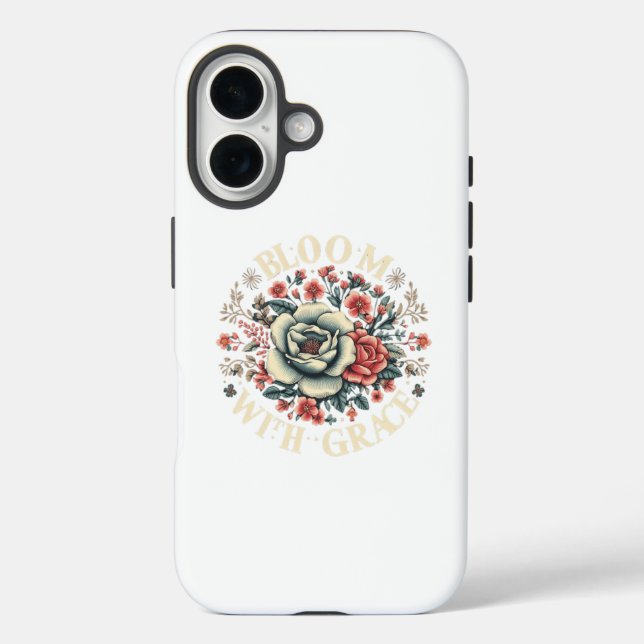 Coques Case-Mate iPhone Fleur avec Grace Floral Design (Verso)