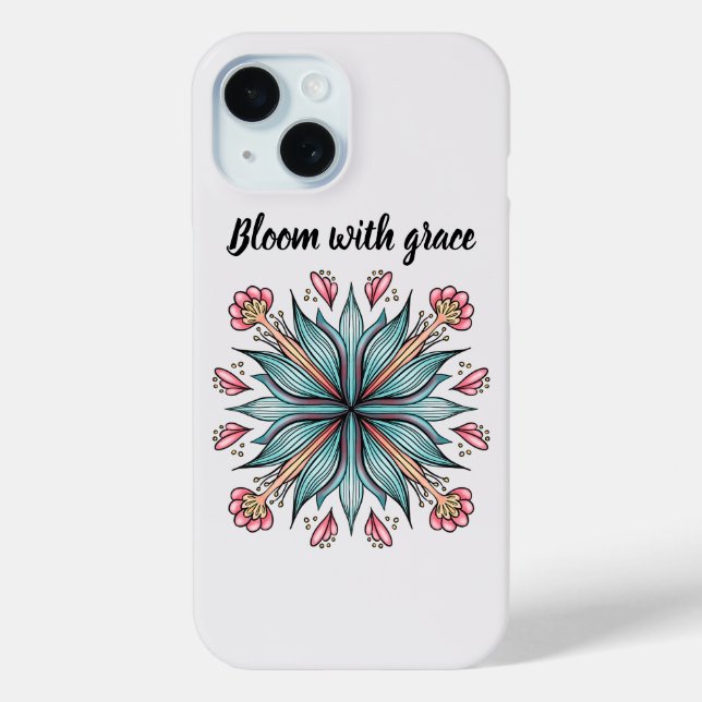 Coques Case-Mate iPhone Fleur avec grâce : printemps floral (Verso)