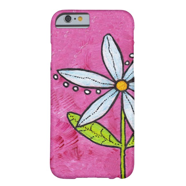 Coques Case-Mate iPhone Fleur blanc de marguerite rose (Dos)