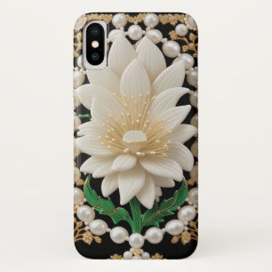 Case-Mate iPhone Case Fleur Blanche Luxueuse
