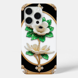Coque Case-Mate iPhone Fleur Blanche Luxueuse