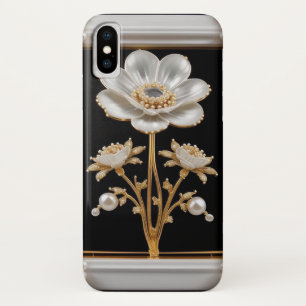 Case-Mate iPhone Case Fleur Blanche Luxueuse