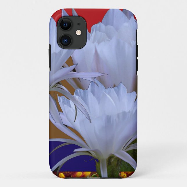 Coques Case-Mate iPhone Fleur blanche sauvage de Lilly :  Monde (Dos)