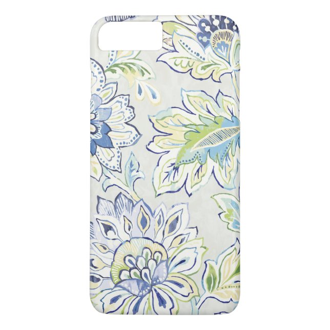 Coques Case-Mate iPhone Fleur bleue de Bohème (Dos)