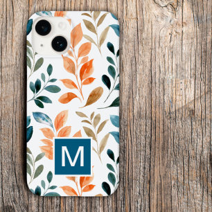 Coque Case-Mate iPhone Fleur boho monogramme