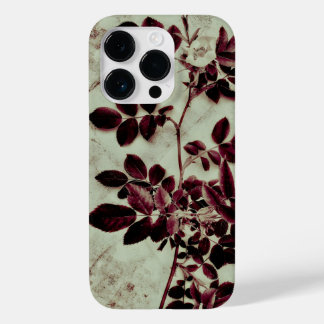 Coque Case-Mate iPhone Fleur Bordeaux