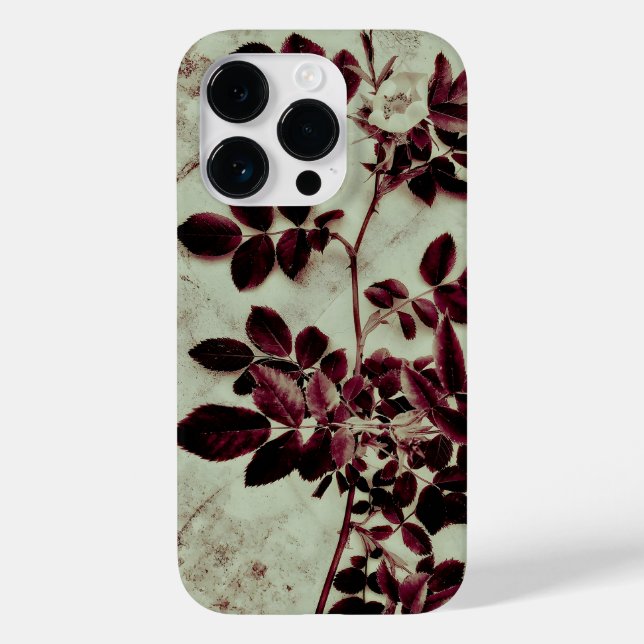 Coques Case-Mate iPhone Fleur Bordeaux (Verso)