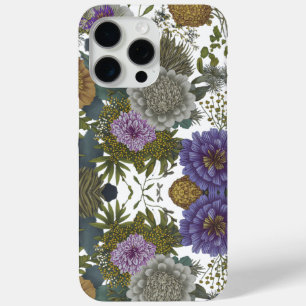Coque Case-Mate iPhone Fleur botanique vintage florale