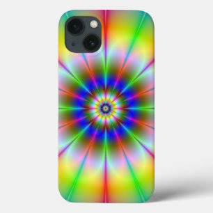 iPhone 13 Coque Fleur brillante