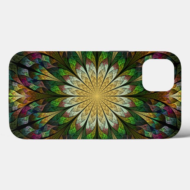 Coques Case-Mate iPhone Fleur courbée (Verso (horizontal))