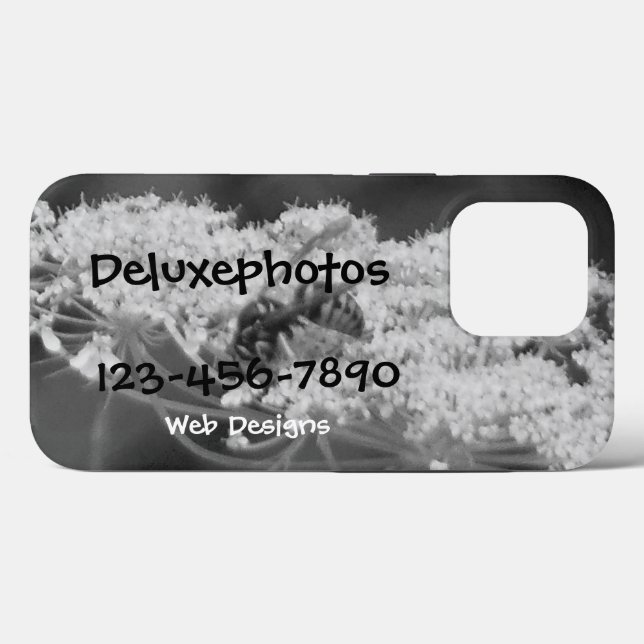 Coques Case-Mate iPhone Fleur d'abeille sauvage (Verso (horizontal))