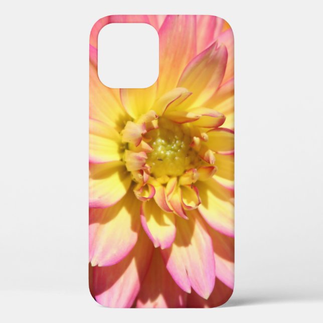 Coques Case-Mate iPhone Fleur Dahlia rose chaud (Verso)