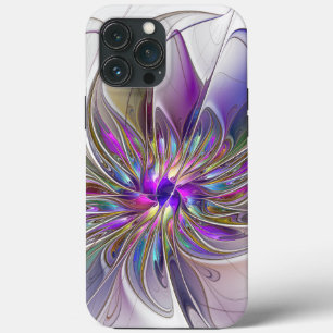 Case-Mate iPhone Case Fleur d'art Abstrait, énergique et coloré