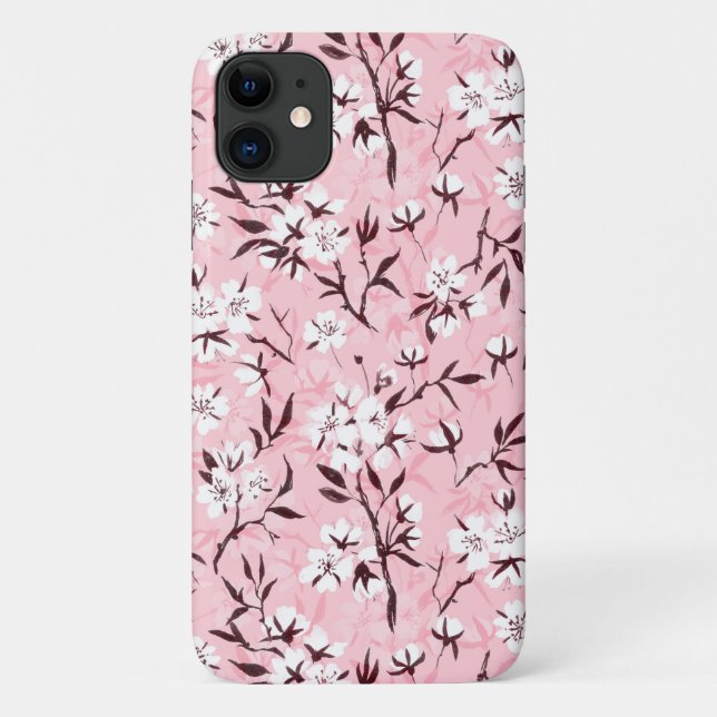 Coques Case-Mate iPhone Fleur de cerisier blanc (Dos)