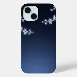 Coque Case-Mate iPhone Fleur de cerisier blanche sur fond marine