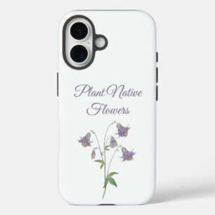 Coque Pour iPhone 16 Fleur de Columbine Fleurs indigènes (Europe)