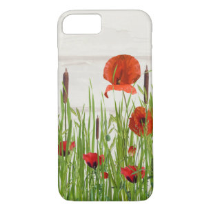 Case-Mate iPhone Case Fleur de coquelicot dans l'herbe