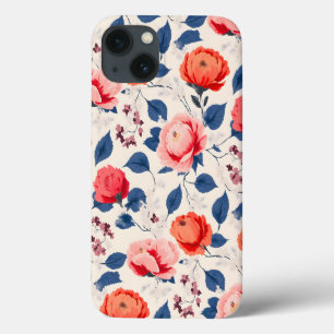 Case-Mate iPhone Case Fleur de Crimson et de Corail