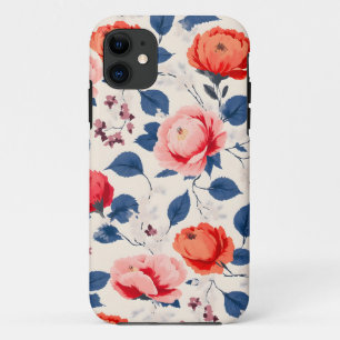 Case-Mate iPhone Case Fleur de Crimson et de Corail