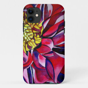 Coque Case-Mate iPhone Fleur de Dahlia art abstrait