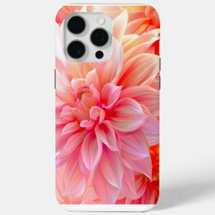 Coque Case-Mate iPhone Fleur de dahlia brune de Pêche
