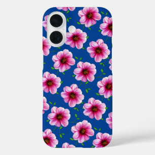 Coques iPhone 16 Fleur de dahlia de rose de jardin sur toute