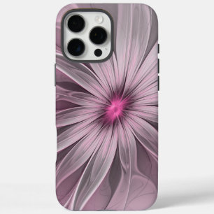 Coque iPhone 16 Pro Max Fleur de fantaisie abstraite Art fractal floral de