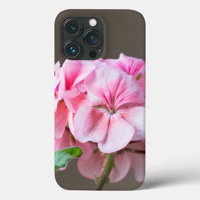 Coques Case-Mate iPhone Fleur de géranium rose (Verso)
