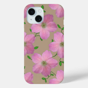 Coque Case-Mate iPhone Fleur de géranium rose Garden sur n'importe quelle