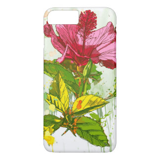 Coque Case-Mate iPhone Fleur de ketmie - peinture d'aquarelle