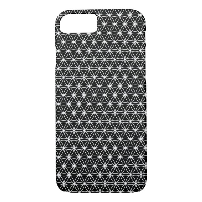 Coques Case-Mate iPhone Fleur de la géométrie sacrée de la vie (Dos)