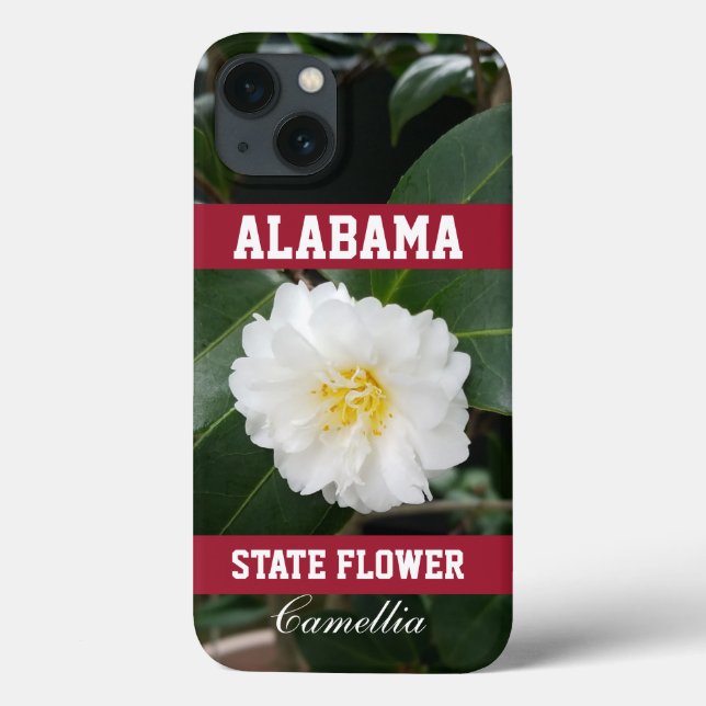 Coques Case-Mate iPhone Fleur de l'État de l'Alabama Camellia (Verso)