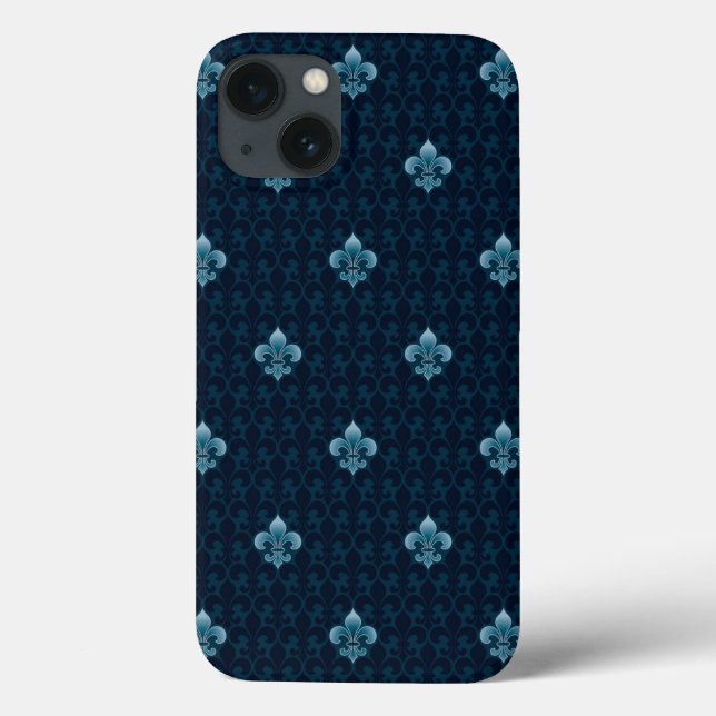 Coques Case-Mate iPhone Fleur De Lis Pattern (Verso)