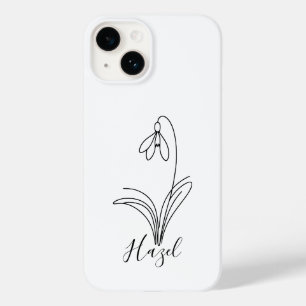 Coque Case-Mate iPhone Fleur de naissance personnalisée en janvier
