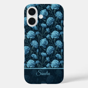Coque Pour iPhone 16 Fleur de Œillet de Souvenir d'Anniversaire Classiq