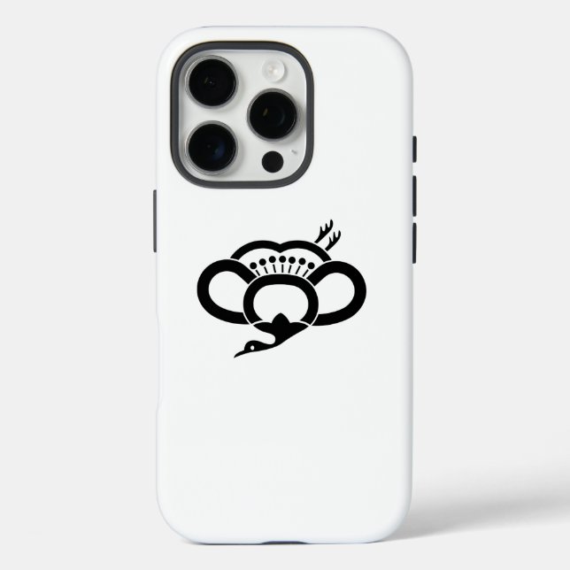 Coques Case-Mate iPhone Fleur de prune en forme de grue ombragée (Verso)