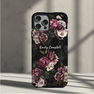 Case-Mate iPhone Case Fleur de rose blanche luxueuse et lunatique