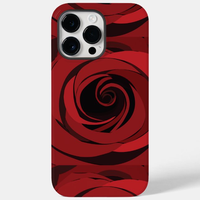 Coques Case-Mate iPhone Fleur de rose rouge (Verso)