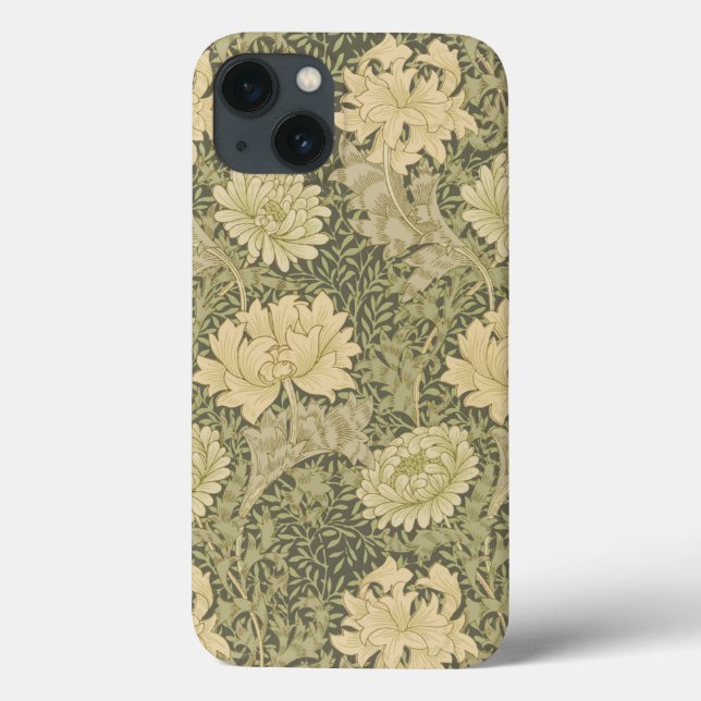 Coques Case-Mate iPhone Fleur de Sauge Chrysanthème de William Morris (Verso)