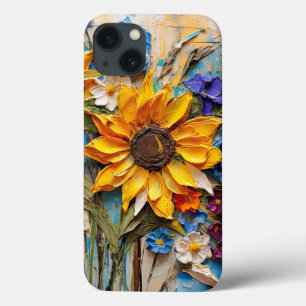 Case-Mate iPhone Case Fleur de tournesol Fleur sauvage Conception de méd