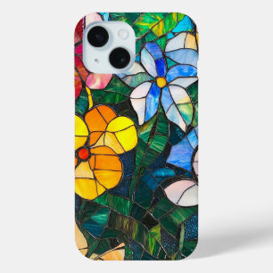 Coque Case-Mate iPhone Fleur de verre coloré Design floral coloré