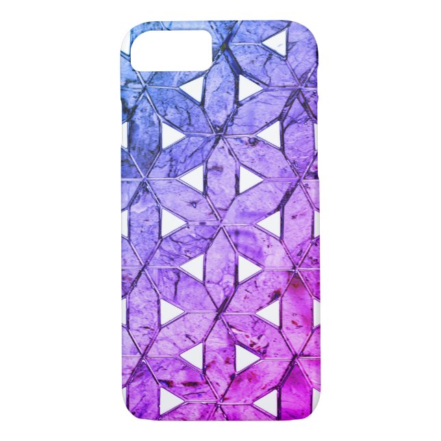 Coques Case-Mate iPhone Fleur de vie en mosaïque périphérique (Dos)
