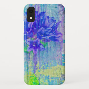 Case-Mate iPhone Case Fleur de violet bleu