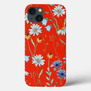 Case-Mate iPhone Case Fleur d'été rouge brillant