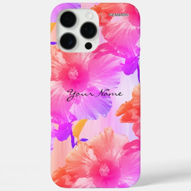 Coques Case-Mate iPhone Fleur d'Hibiscus Hawaïen- HAMbyWG (Verso)